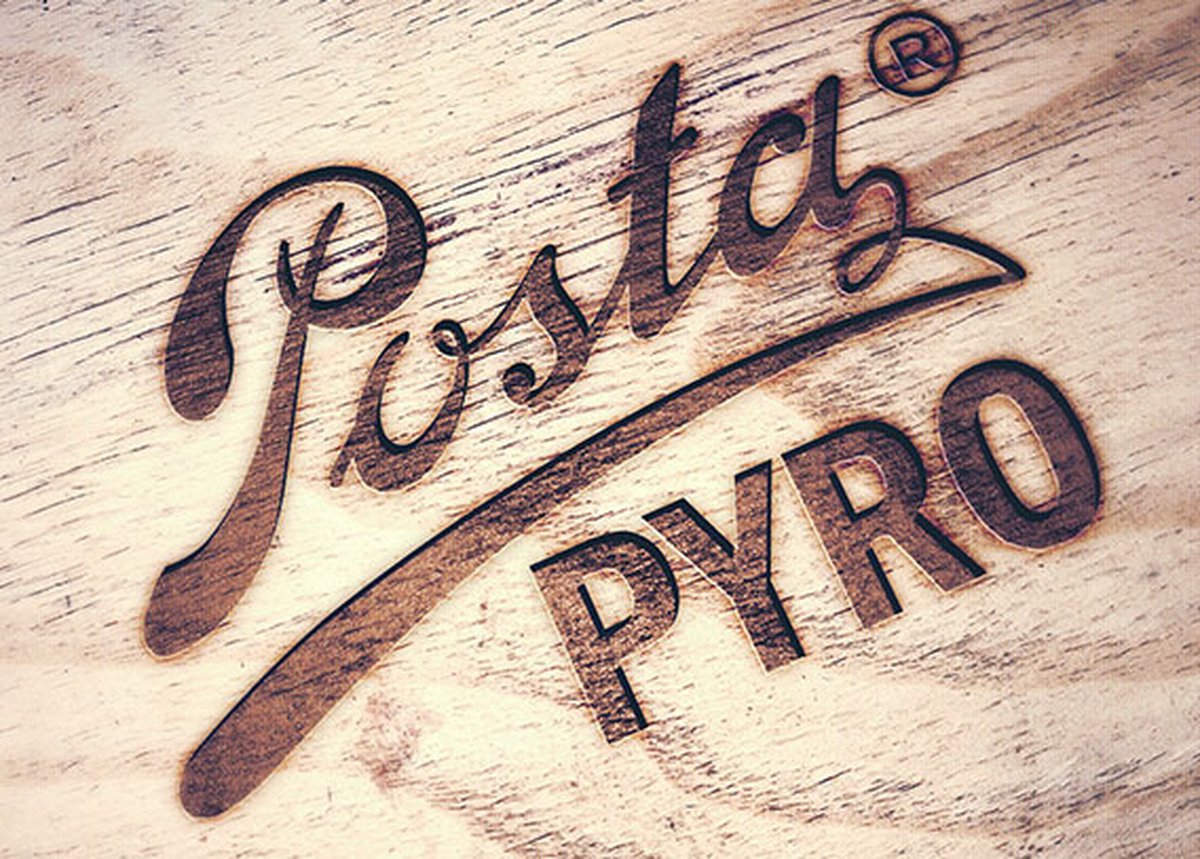 Handbrand- stempel | 40x40mm | Posta Pyro